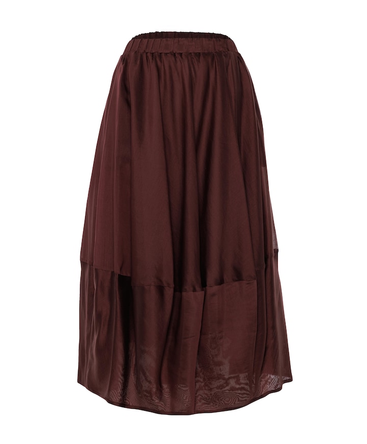 Dames rok bordeaux