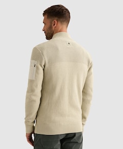 Heren vest ecru