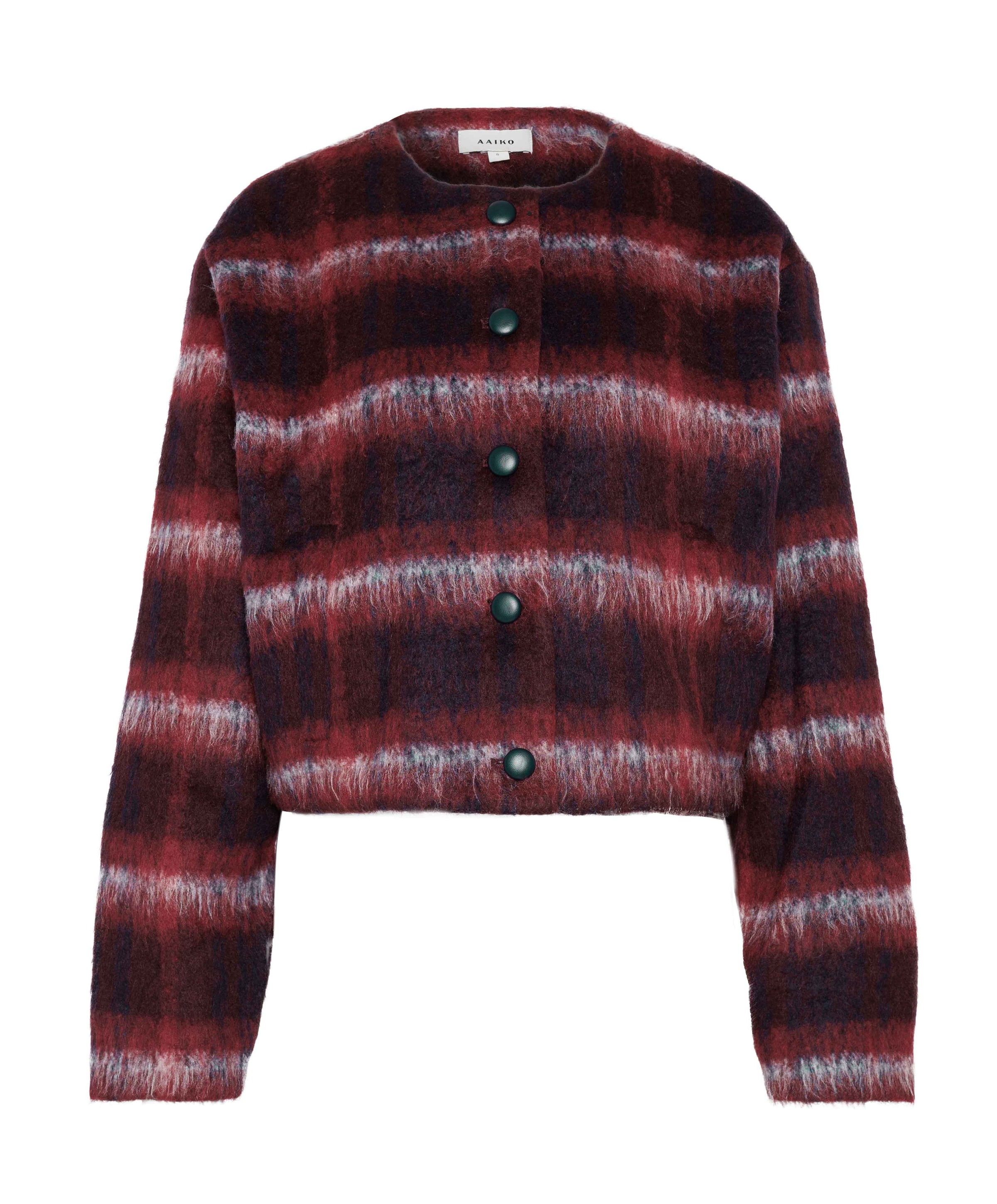 Dames jas bordeaux