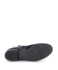 dames enkellaarzen blauw