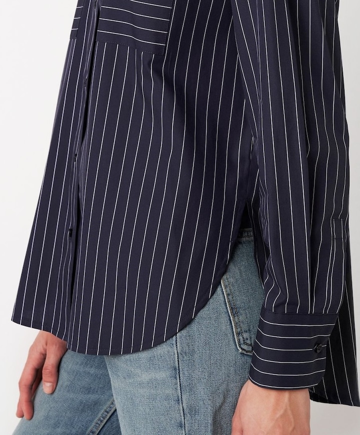 Dames blouse blauw
