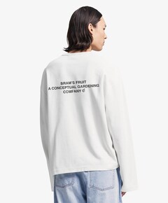 Heren longsleeve wit