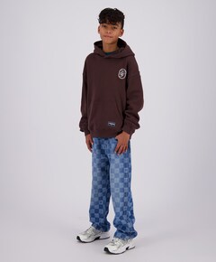 Cadore check jongens jeans blauw