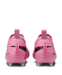 Jr Zoom Vapor 16 Academy Fg/mg jongens voetbalschoenen roze