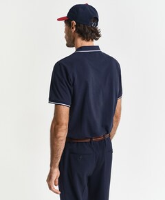 Heren polo blauw