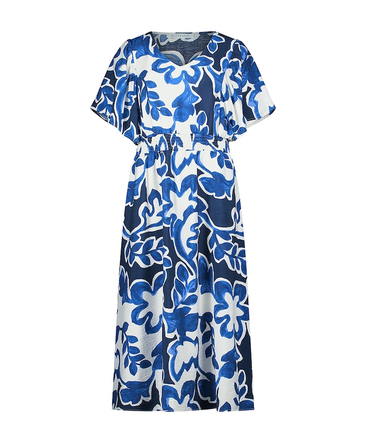 Dames jurk blauw