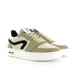 jongens veterschoenen beige