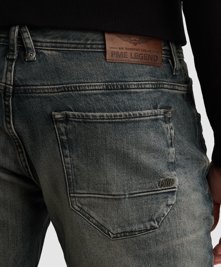 WINGLOAD TINTED GREENCAST DESTROY heren jeans grijs