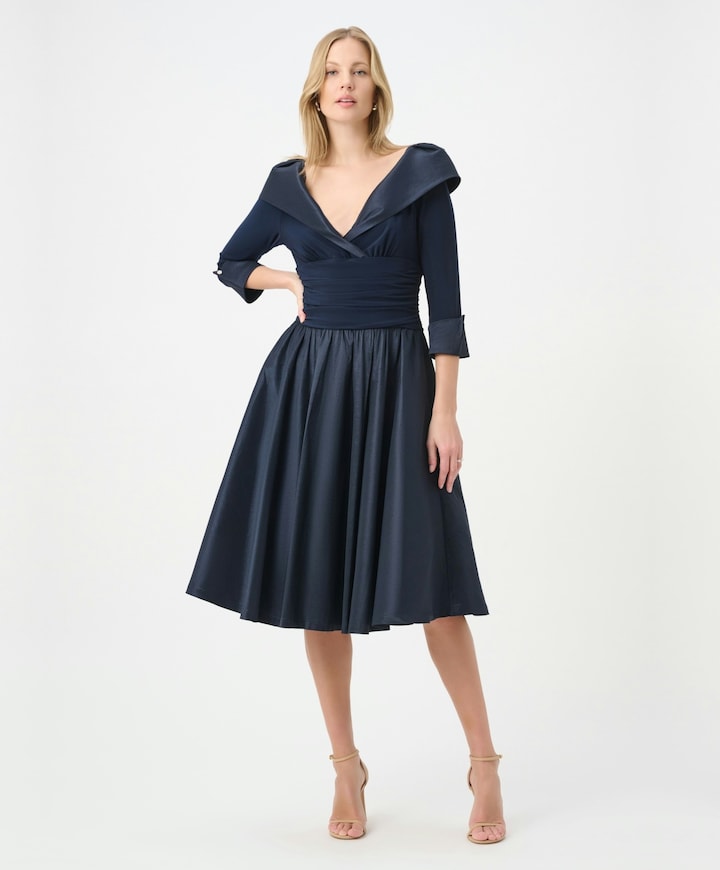 Dames jurk blauw