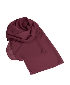 Dames sjaal bordeaux