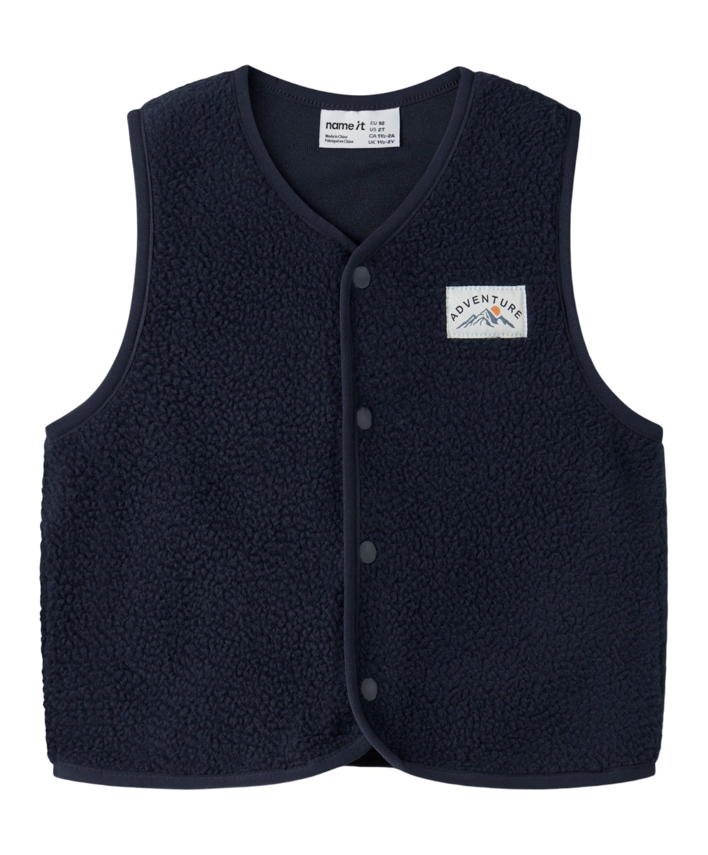 Meisjes gilet blauw