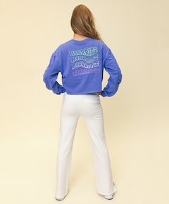 Meisjes sweater blauw