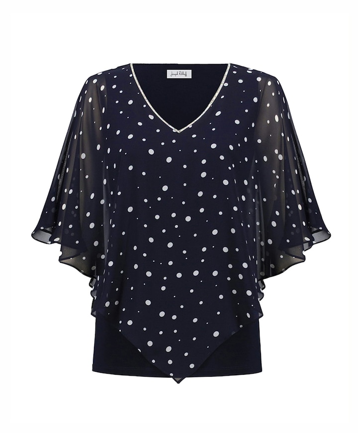 Dames top blauw