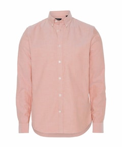 Heren overhemd lange mouw roze