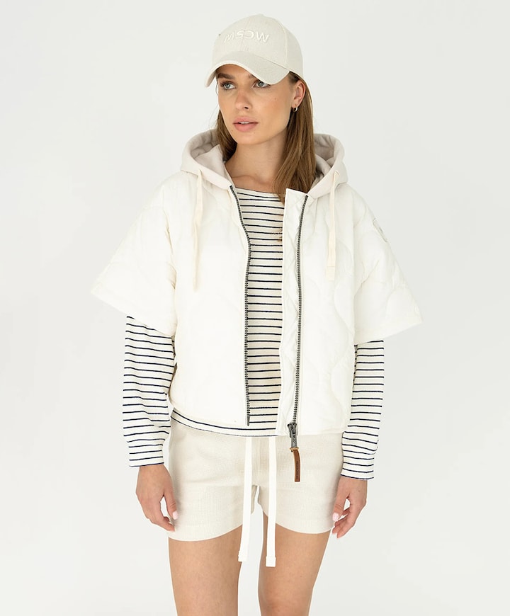 Dames bodywarmer ecru