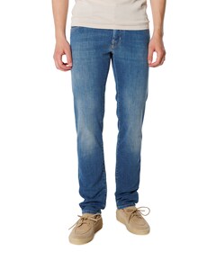 Nick Super Slim 5 pkt heren jeans blauw