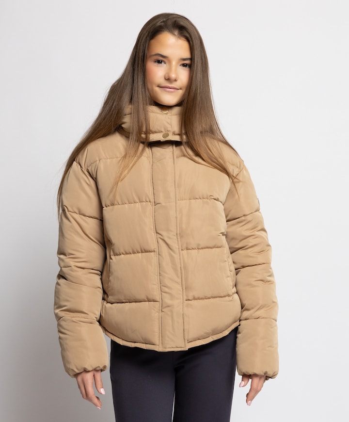 Meisjes jas beige