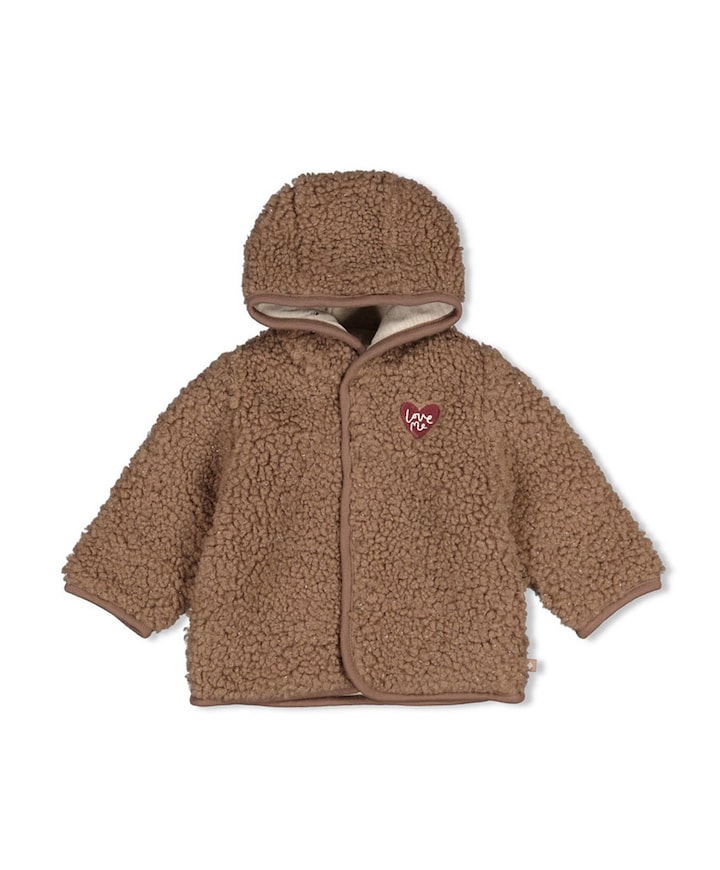Meisjes jas  beige