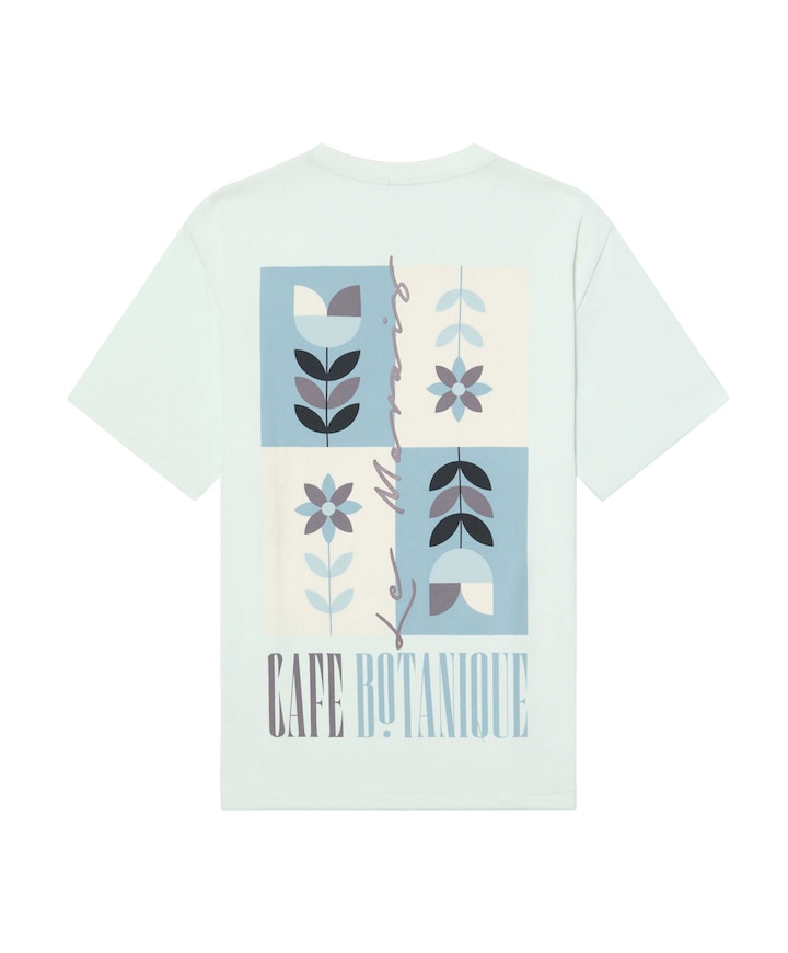 Heren T-shirt blauw