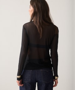 Dames longsleeve zwart