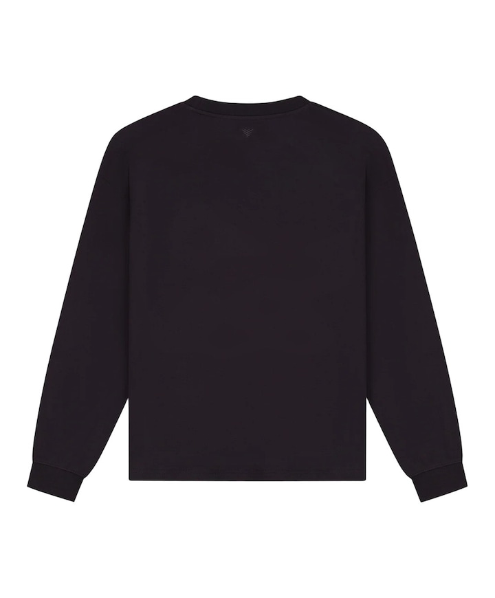 Heren longsleeve bruin