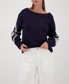 Dames sweater blauw