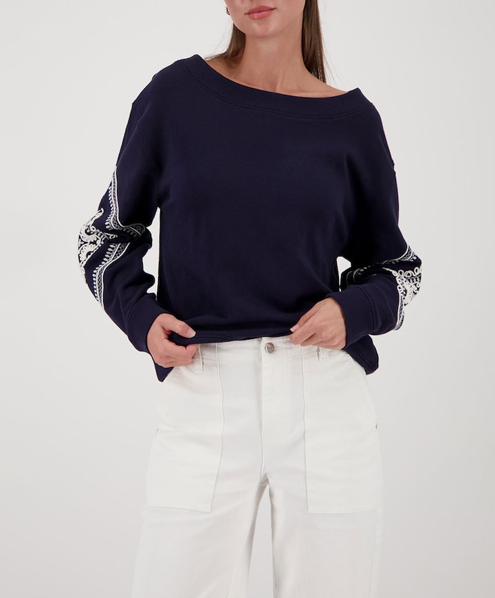 Dames sweater blauw