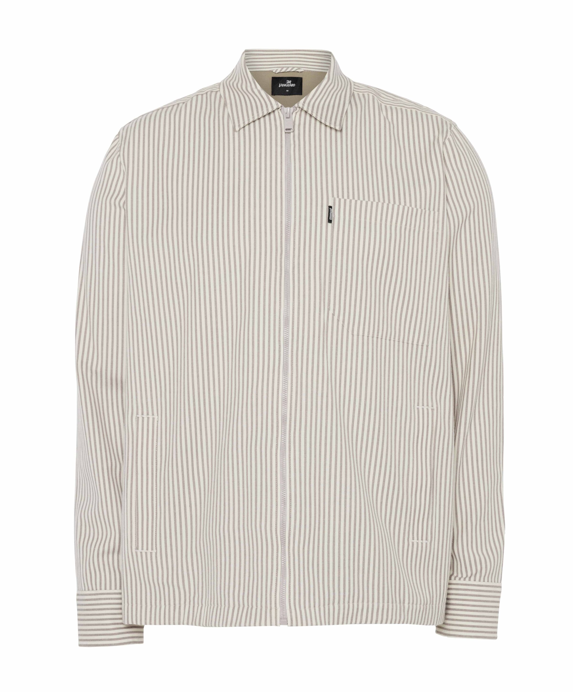 Heren overshirt beige
