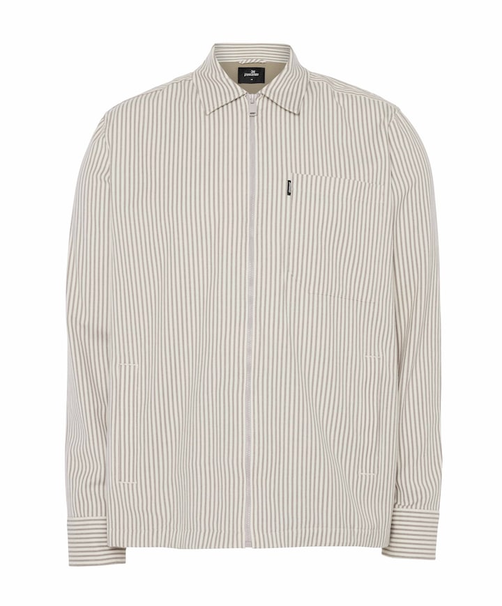 Heren overshirt beige