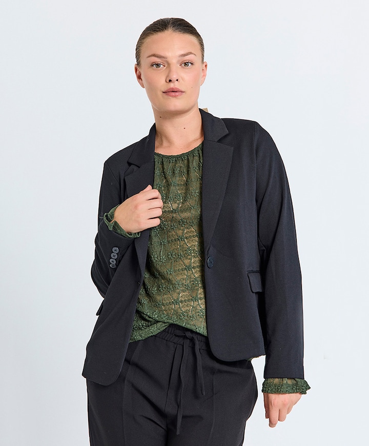 Dames blazer zwart