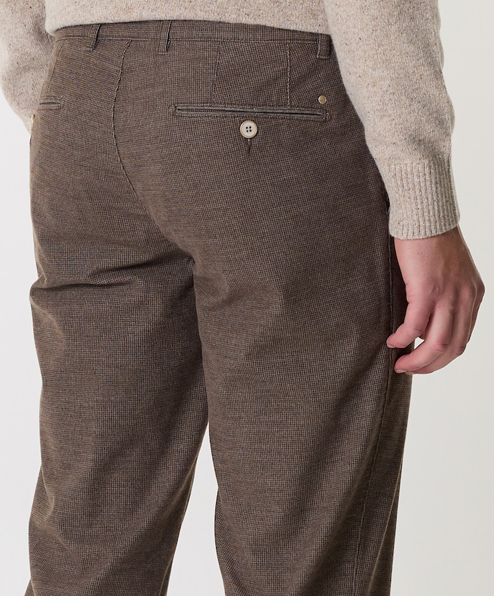 Luxury Comfort Chino heren pantalon bruin
