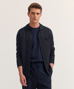 Heren vest blauw