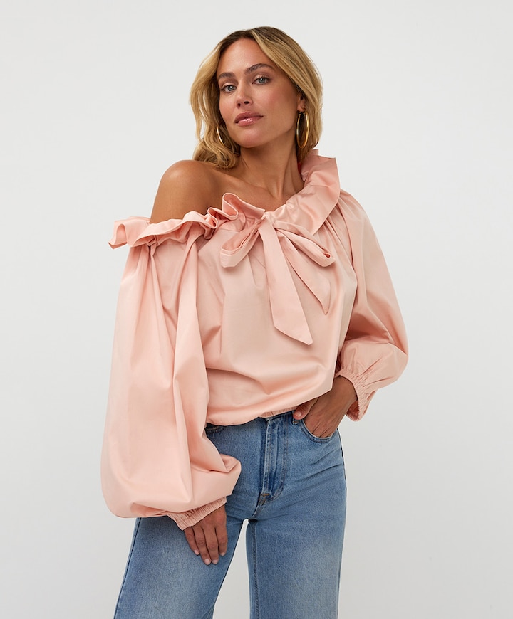 Dames blouse roze