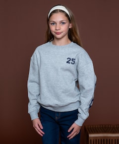Meisjes sweater grijs