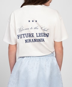 Meisjes T-shirt ecru