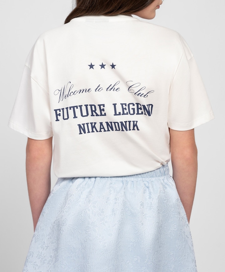 Meisjes T-shirt ecru