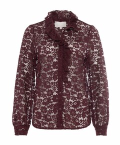 Dames blouse bordeaux