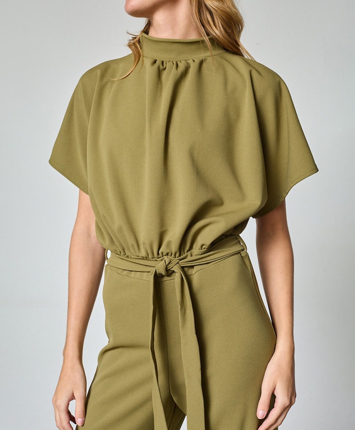 Girl-ju dames jumpsuit groen