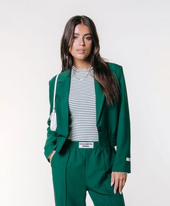 Dames blazer groen