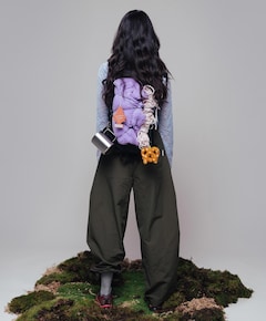 Barrel shaped dames broek groen