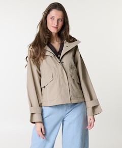 Dames jas beige