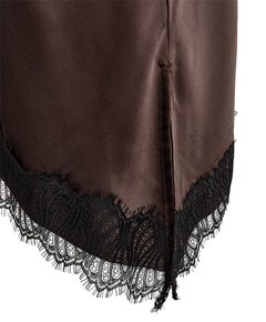 Dames top bruin