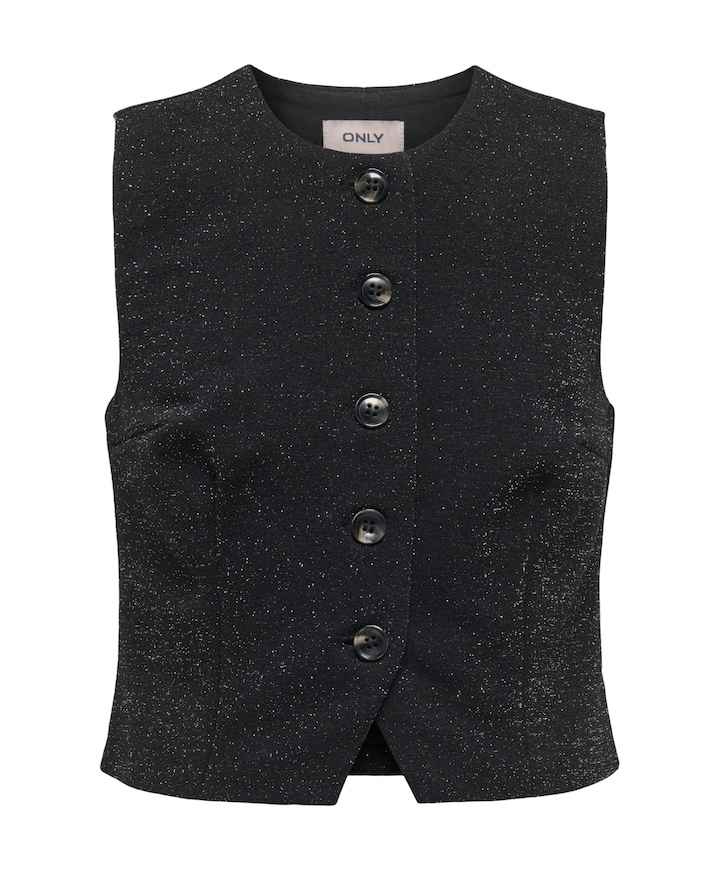 Meisjes gilet zwart