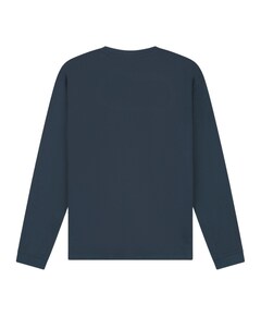 Heren longsleeve blauw