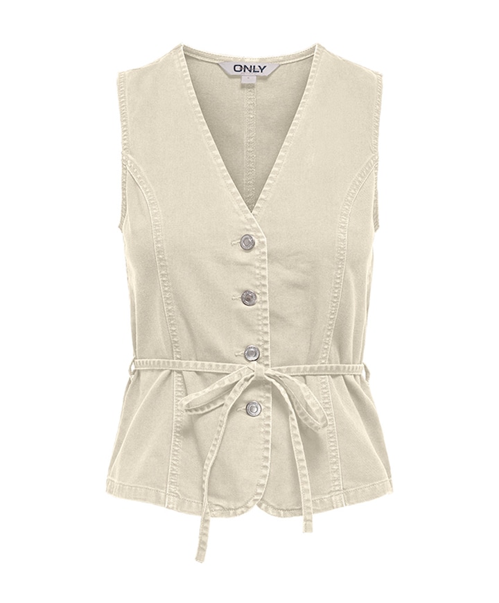 Dames gilet ecru