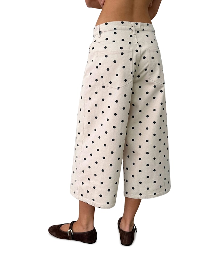 ROSALIE PRINT dames jeans beige