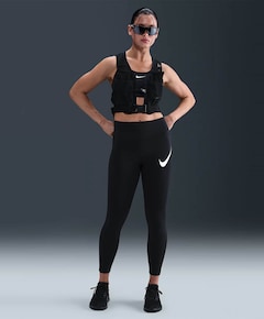 Nike Tempo Swoosh Run Women's High- dames tight zwart