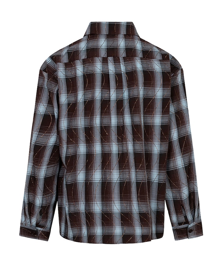 Dames blouse bruin