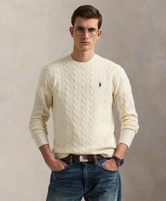 Heren trui ecru