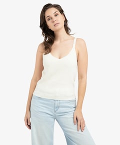 Dames top ecru